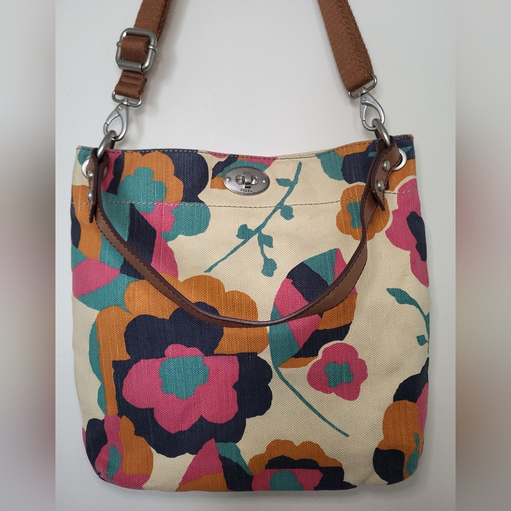 Fossil Floral Bag